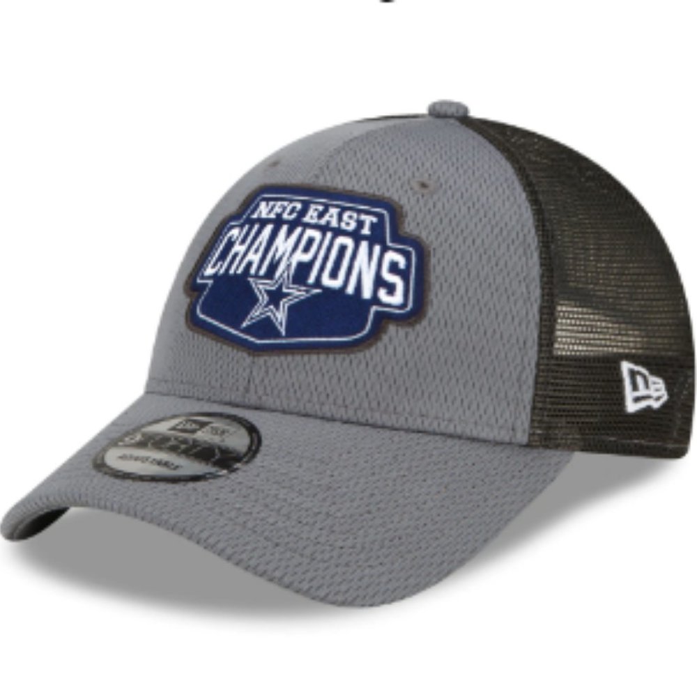 Dallas Cowboys New Era 2021 NFC East Division Champions Trucker 9FORTY Hat